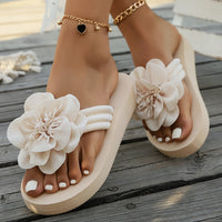 Stijlvolle dames slippers met bloemdetaillering voor de zomer - BlütenSchritt