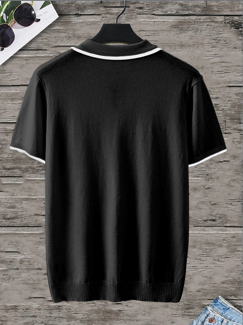Trendy Black Men's Polo - Rafael