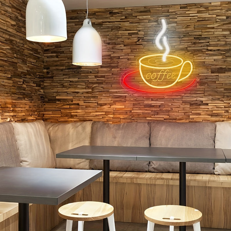 Neon Coffee Lamp for Wall Decoration - Nina