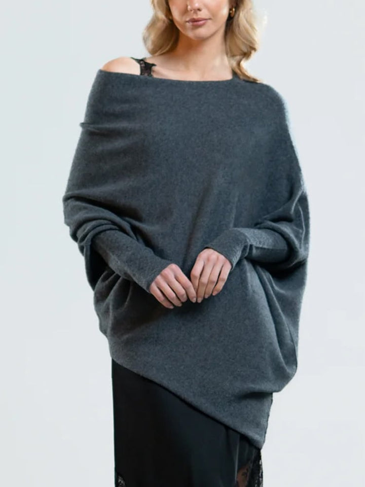 Trendy Off-Shoulder Sweater for Women - Livia