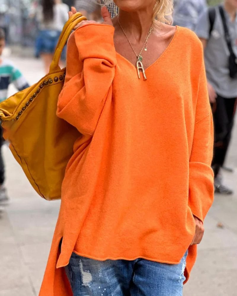 Oversized damski sweter - Alina