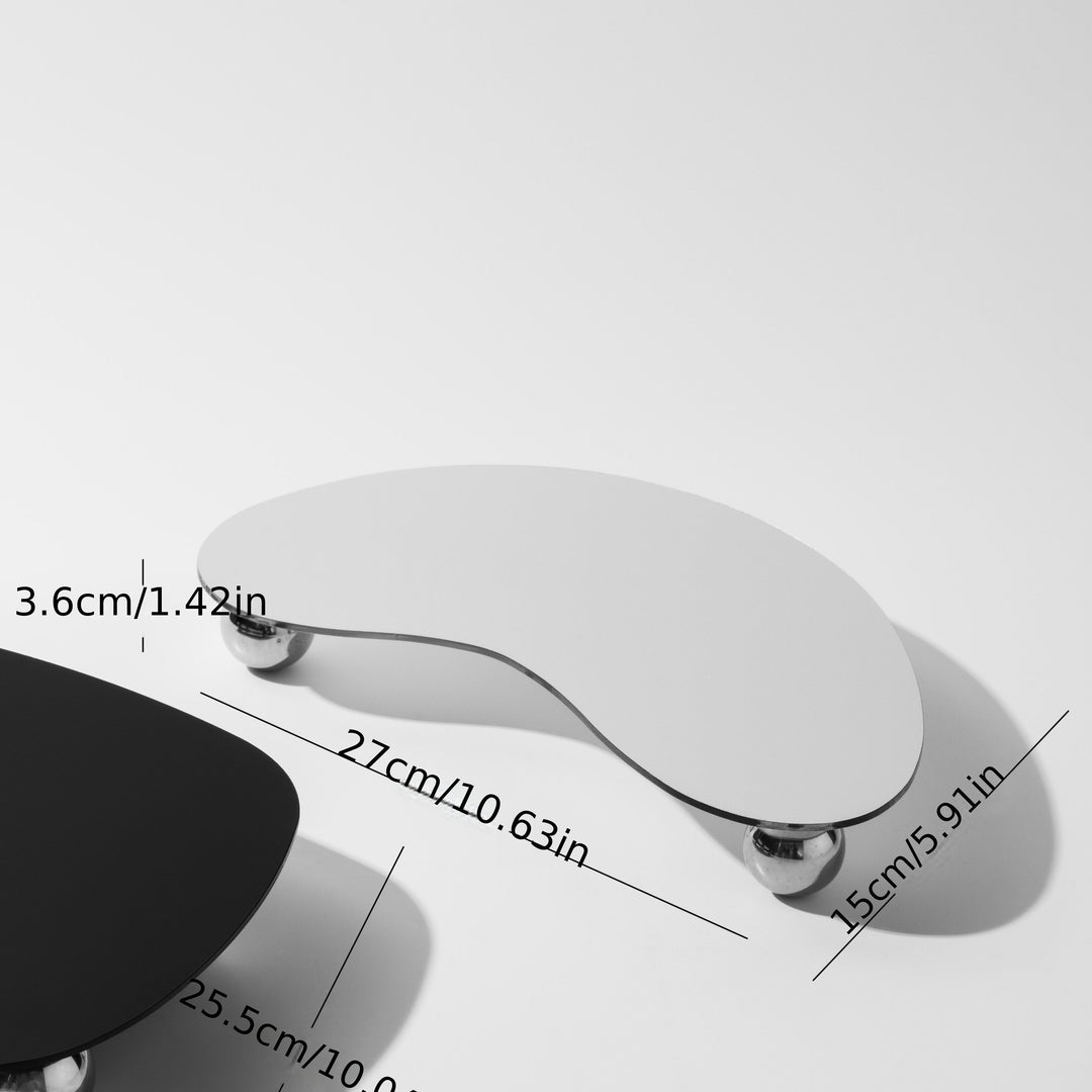 Geometryczna taca akrylowa - Do świec i patyczków zapachowych - Aurelia