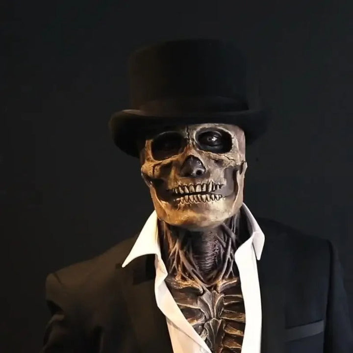 Ultra-Realistic Halloween Skeleton Costume – PhantomReaper