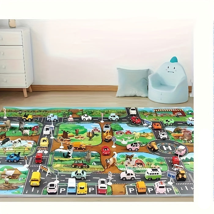 Kinder Speelkleed met Boerderij- en Verkeersthema - DuoPlay