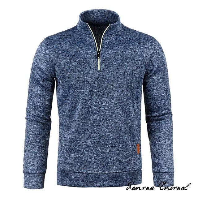 Sweter Sammy Jackson™ z zamkiem | Grubszy sweter z półzamkiem