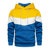 Bluza z kapturem Sammy Jackson™ Patchwork | Ciepły polar streetwear