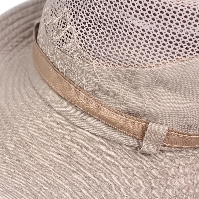 Outdoor Sun Hat with Adjustable Straps and Wide Brim – Solantra