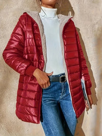 Fleece Gevoerde Damesjas met Ritssluiting - Eliza