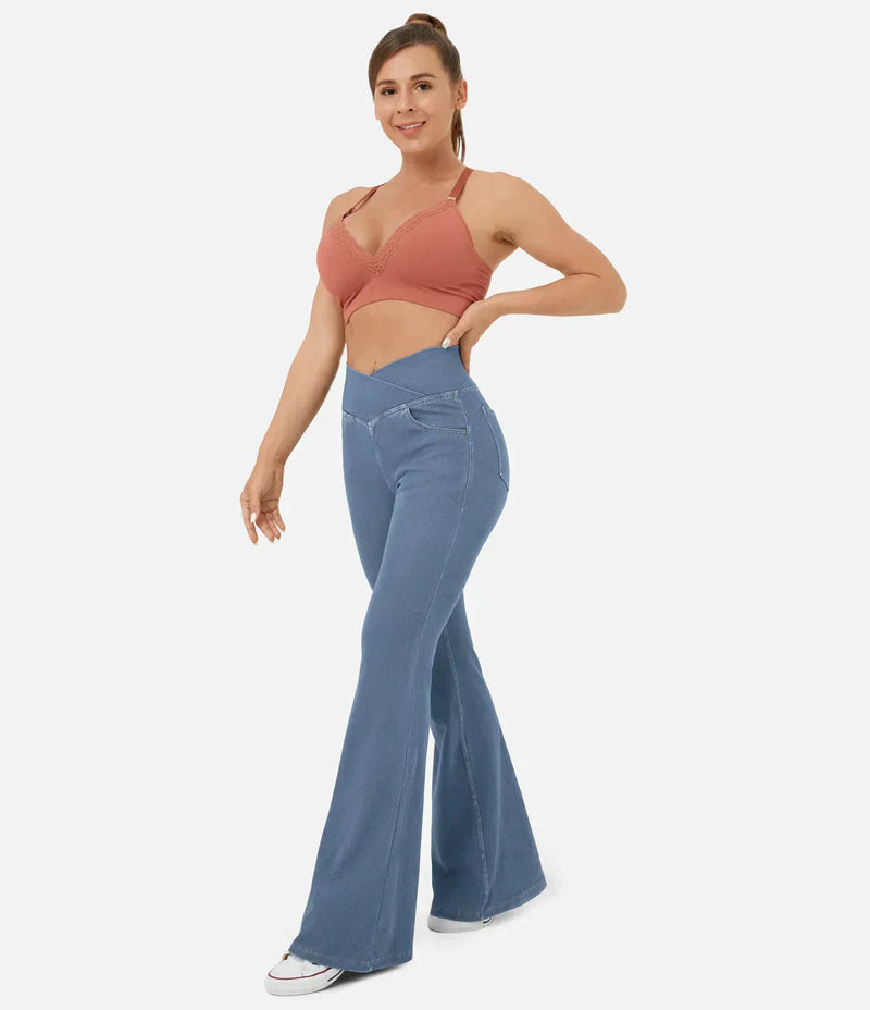 Stijlvolle Bootcut Jeans voor Dames - Rosa