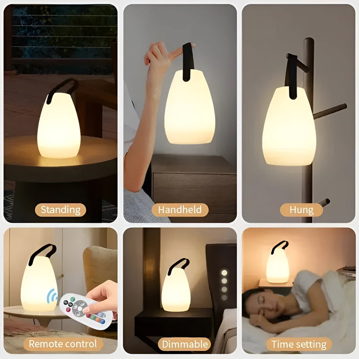 Wodoodlna Bezprzewodowa Lampa Stołowa LED do Wewnątrz i Na Zewnątrz - Lumora