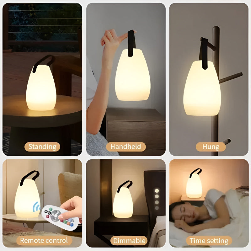 Wodoodlna Bezprzewodowa Lampa Stołowa LED do Wewnątrz i Na Zewnątrz - Lumora