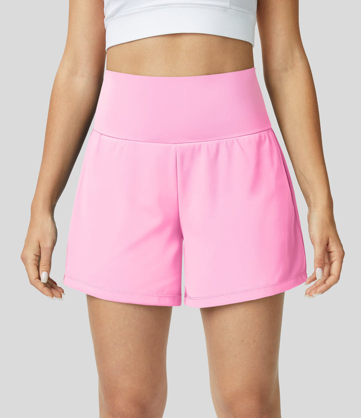 Ademende & Sneldrogende High-Waist Dames Fitnessshorts – Mirabella