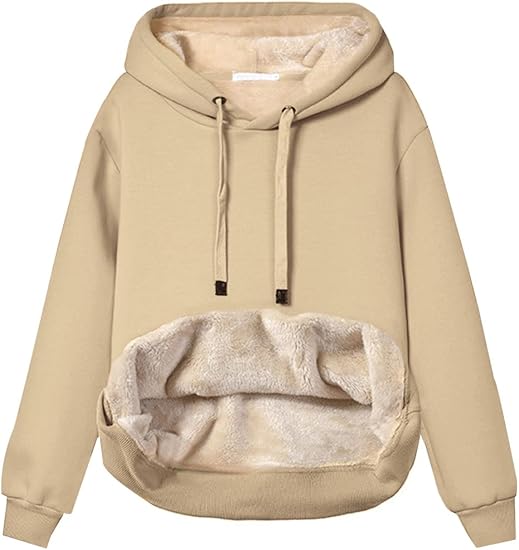 Women's Casual Fleece-Lined Hoodie - Lilly