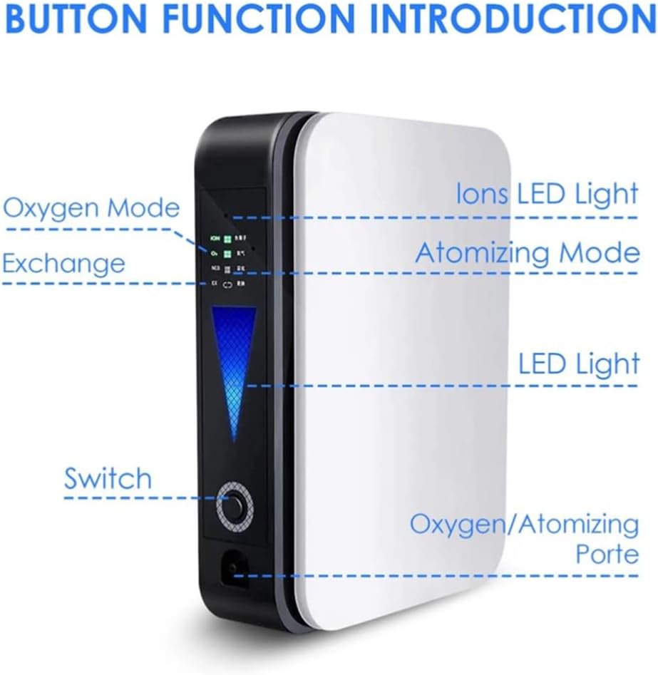 Concentrateur d’oxygène portable avec débit réglable et fonctionnement silencieux – OxyLife