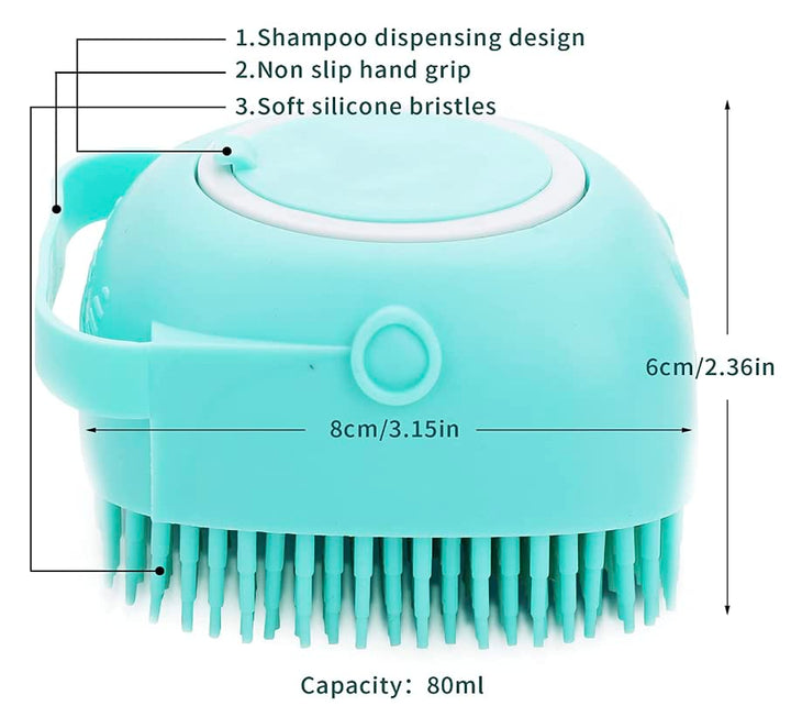 Soft Brush for Bathing & Grooming Pets