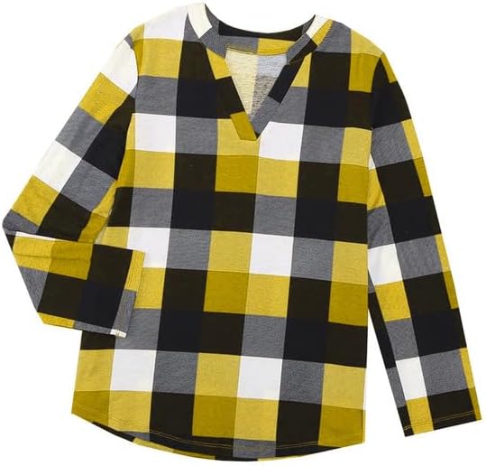 Stylish Casual Checked Women's Blouse - Lara