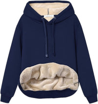 Women's Casual Fleece-Lined Hoodie - Lilly