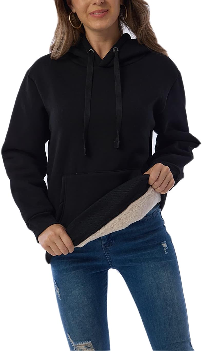 Women's Casual Fleece-Lined Hoodie - Lilly