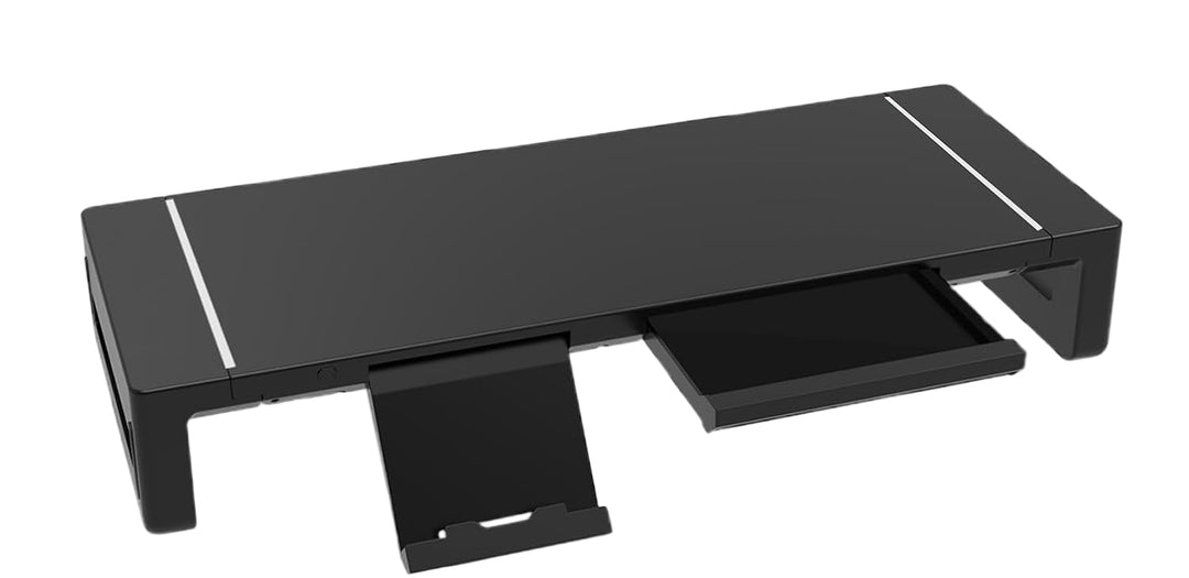 Soporte de monitor ajustable Elevation con cajón – Stravon
