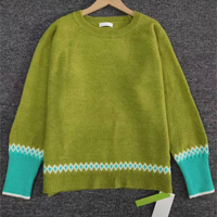 Comfortable Green Women's Sweater - Elin