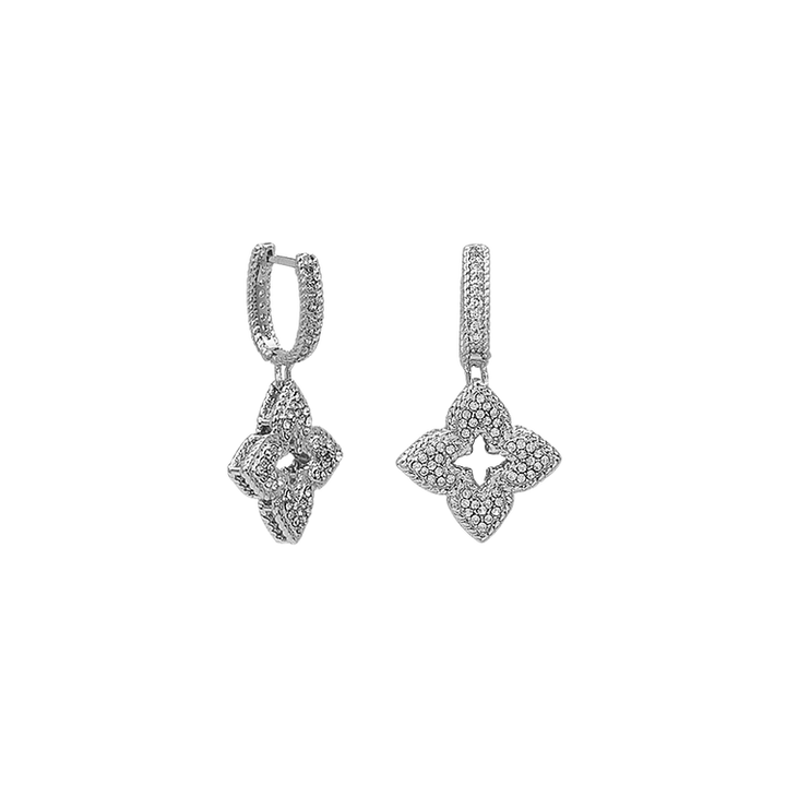 Sparkling Flower Earrings - Florabelle