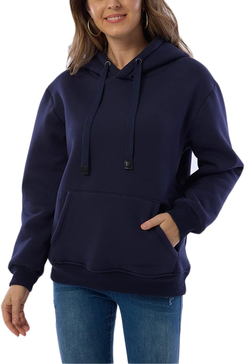 Women's Casual Fleece-Lined Hoodie - Lilly