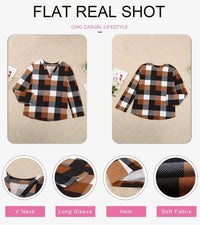 Stylish Casual Checked Women's Blouse - Lara