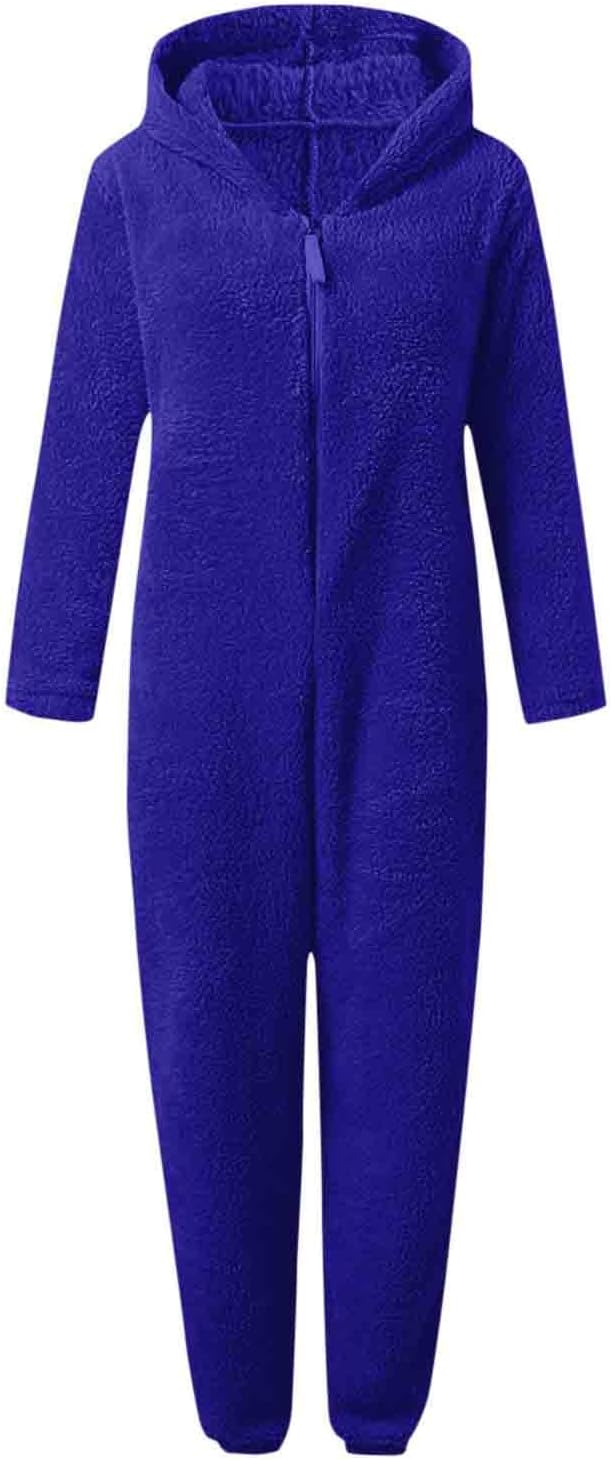 Sherpa Fuzzy Onesie with Hood - CozyCat