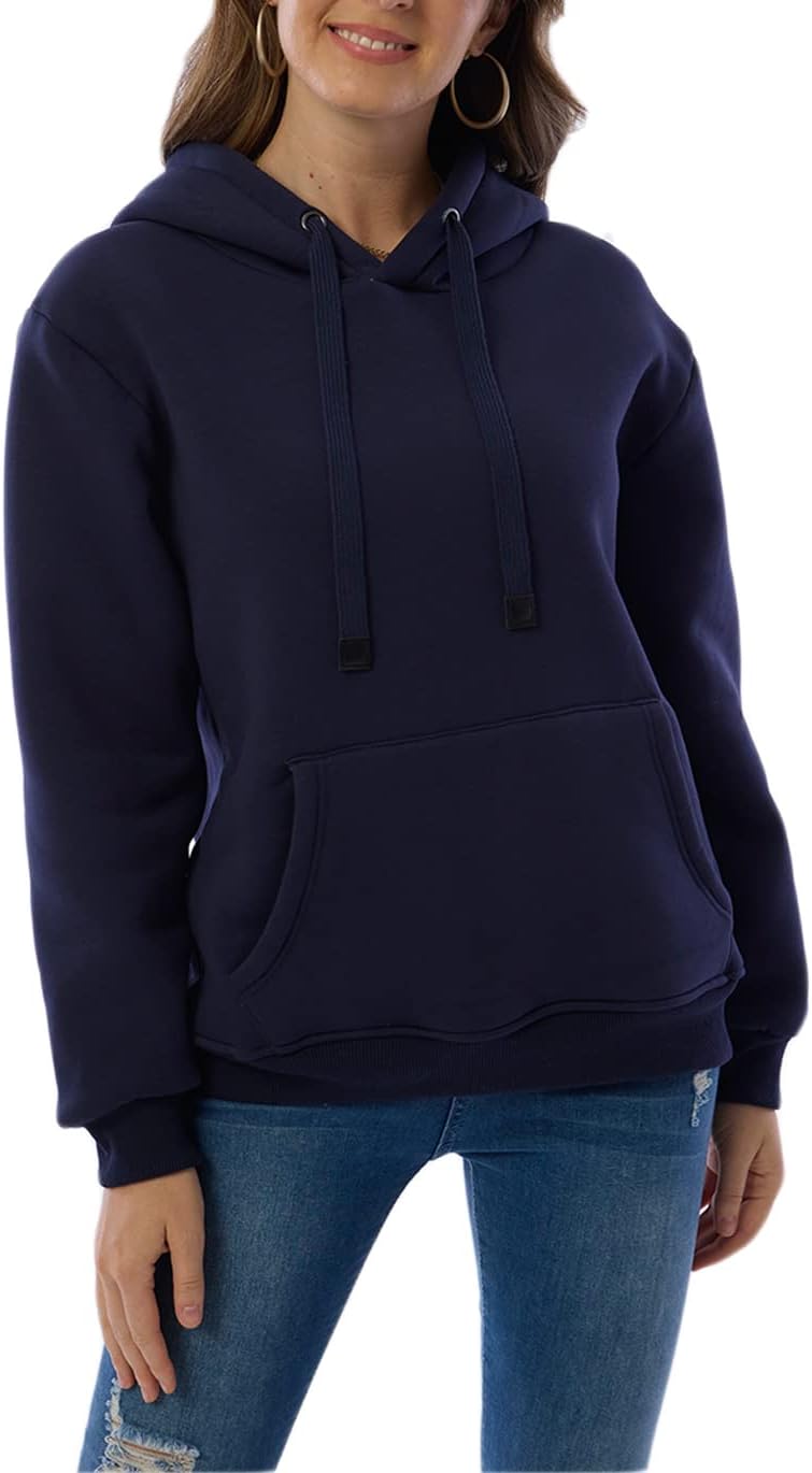 Women's Casual Fleece-Lined Hoodie - Lilly