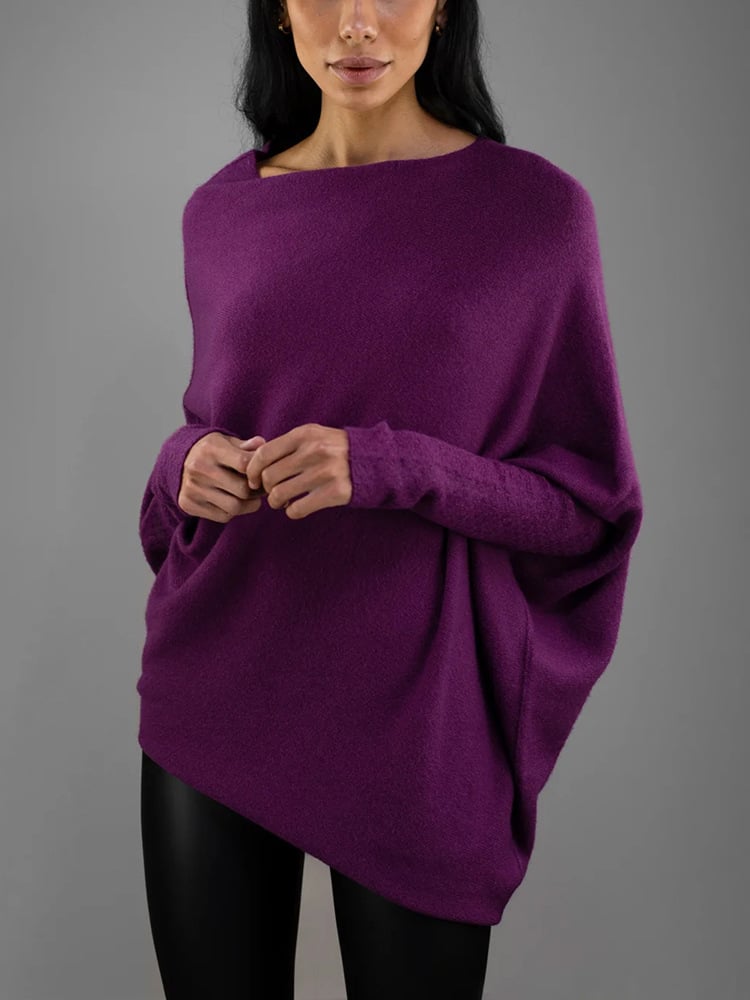 Trendy Off-Shoulder Sweater for Women - Livia