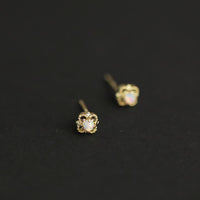Delicate Vintage Earrings with Opal - Seraphina
