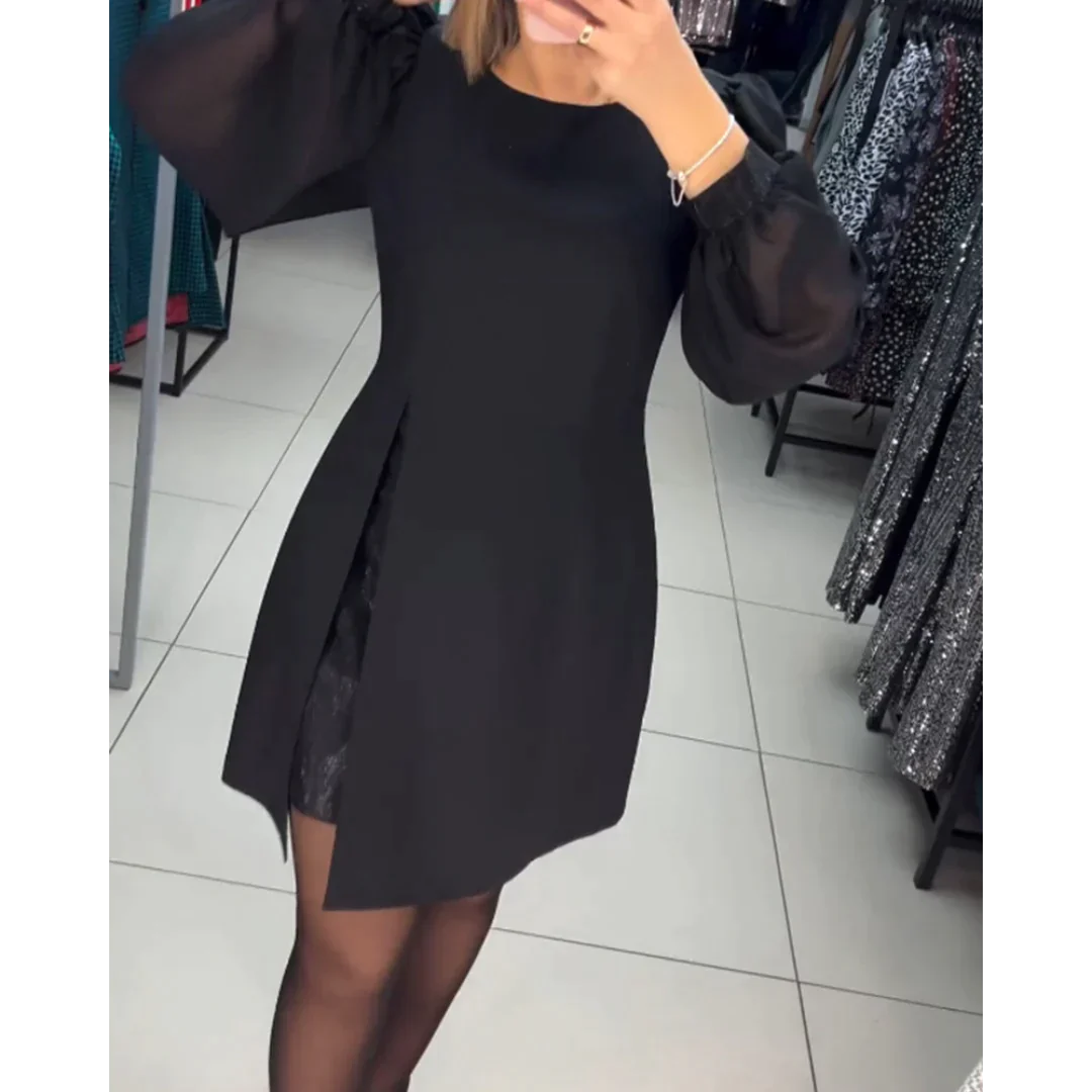 Classic Long-Sleeve Dress - Isabelle