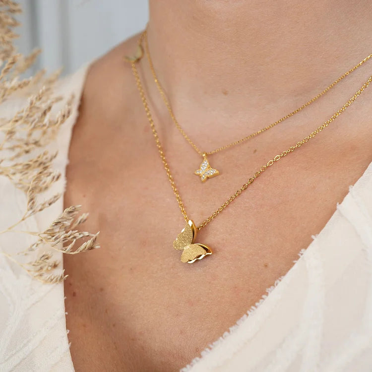 Spring Butterfly Necklace - Alara