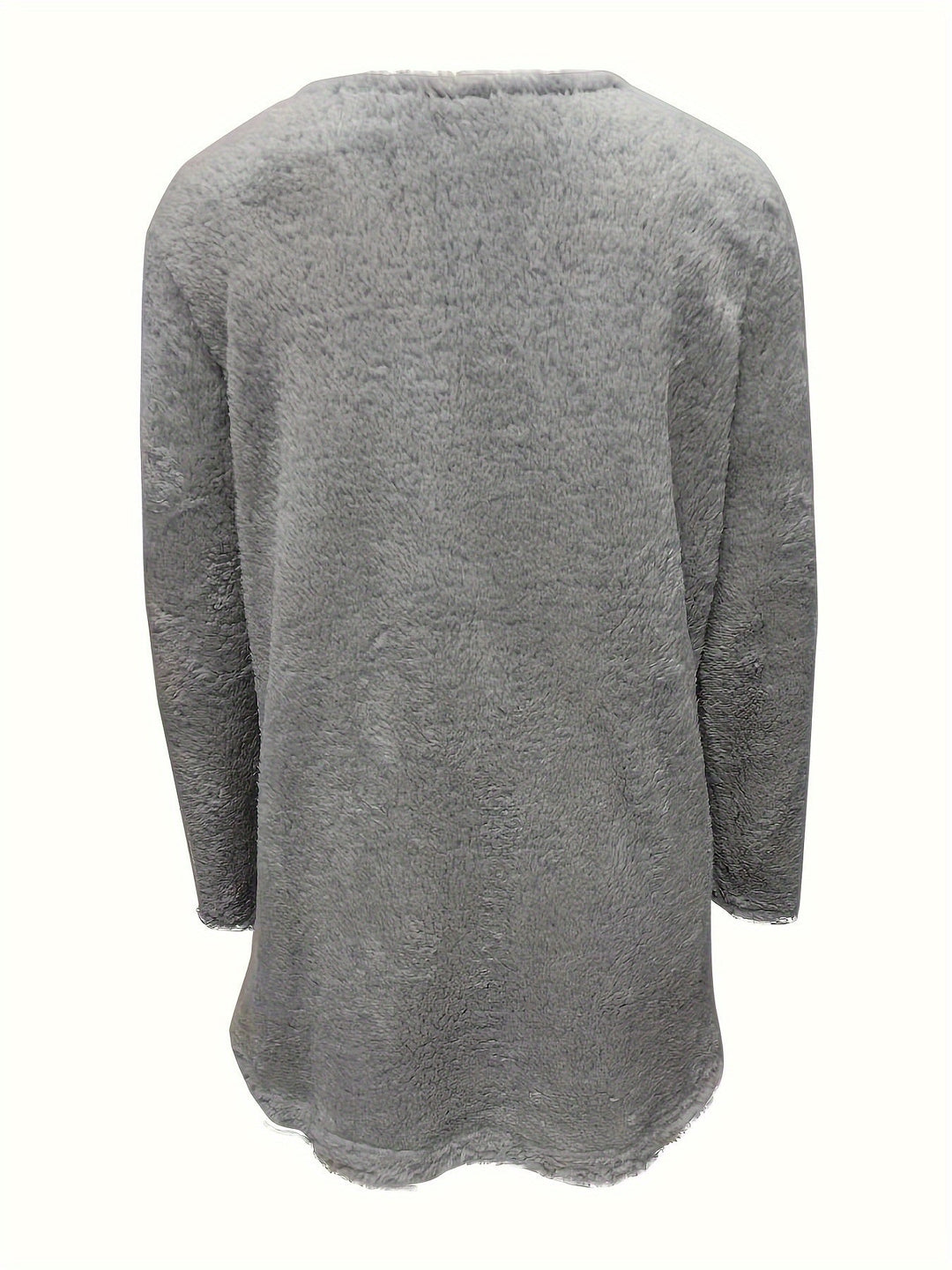 Comfortable Fleece Sweatshirt with Print - Luna