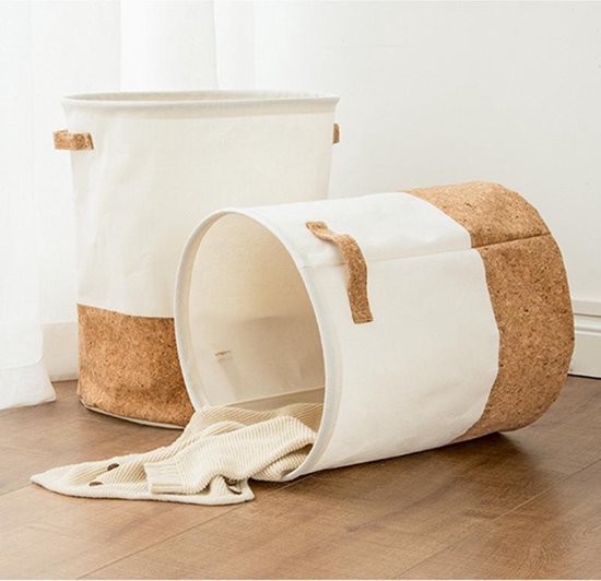 Stylish Cotton Linen Laundry and Toy Basket - EcoNest