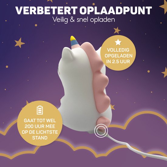 Lampka nocna Jednorożec - DreamCrest