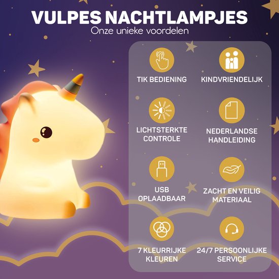 Lampka nocna Jednorożec - DreamCrest