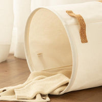 Stylish Cotton Linen Laundry and Toy Basket - EcoNest