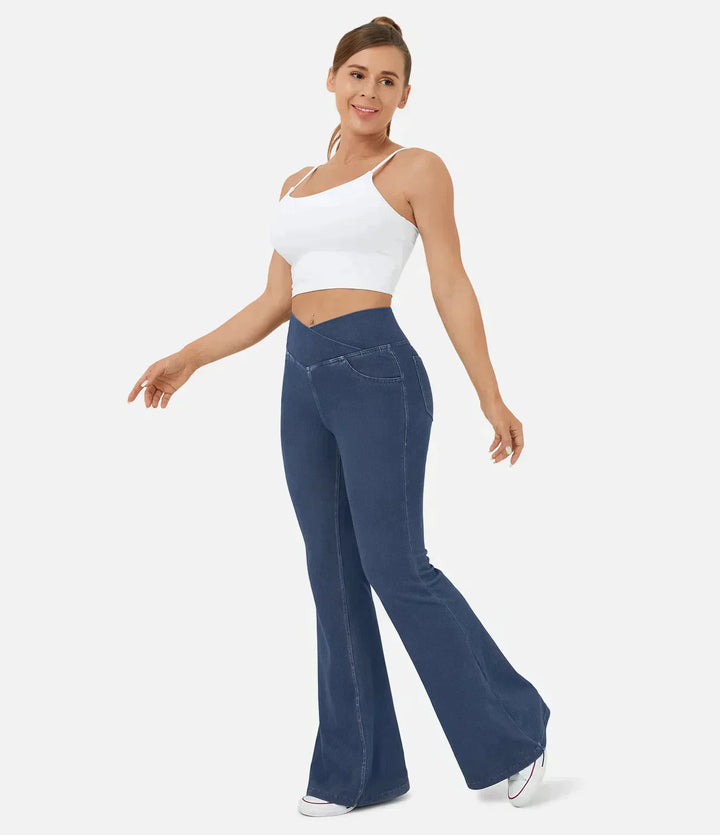 Stijlvolle Bootcut Jeans voor Dames - Rosa