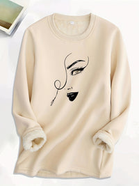 Comfortable Oversized Women's Sweatshirt - Elina