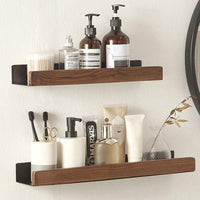 Solid Wood Bathroom Shelf – WoodaFix