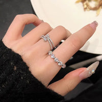 Double-Layered Star Ring Set - Astrid