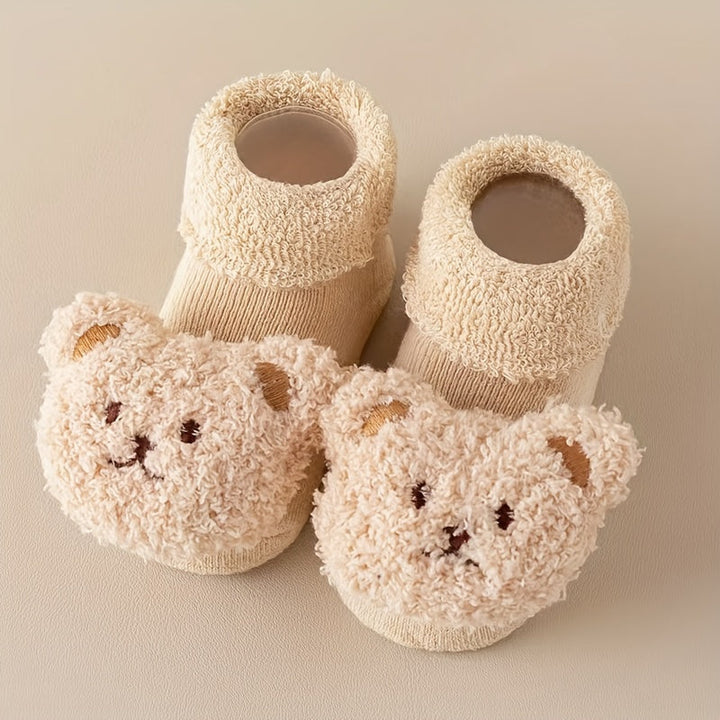 Antislip Babysokjes – Mila | Met Schattig Berenontwerp
