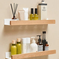 Solid Wood Bathroom Shelf – WoodaFix