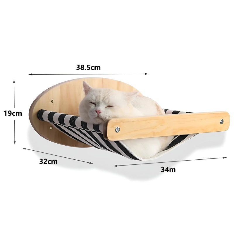 Wandklimplank voor Katten met Krabpaal - ClimbPaws