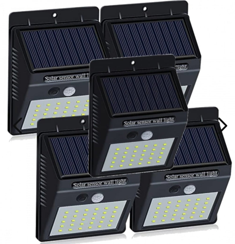 Set of 5 Solar LED Outdoor Lights – LumaPath