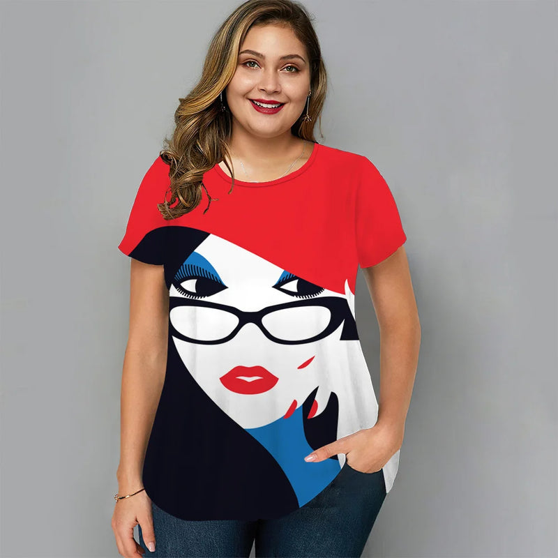 Sammy Jackson™ Maartje Plus-Size T-Shirt | Casual & Stylish