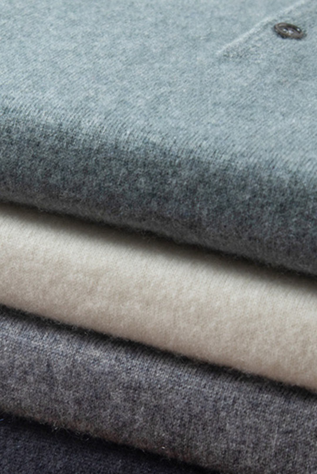 Stylish men's polo made of cashmere-merino wool – Renzo