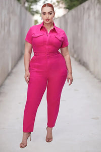 Sammy Jackson™ Isa Plus Size Jumpsuit | Stylish & Casual