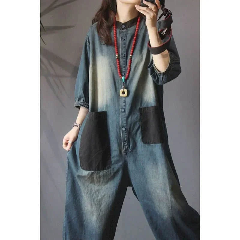 Sammy Jackson™ Silke Plus Size Jumpsuit | Denim & Stylish